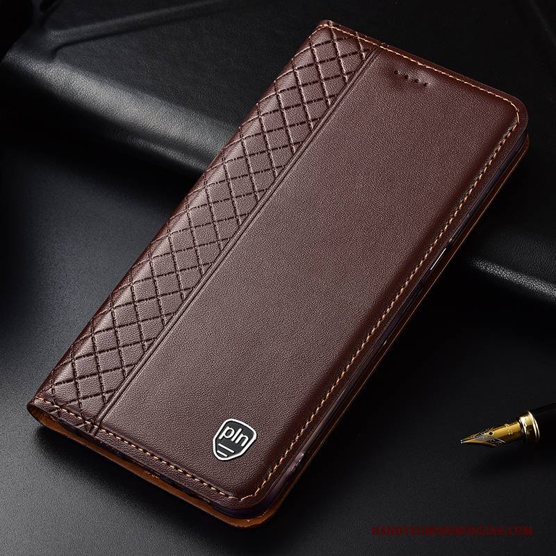 Hülle Sony Xperia 10 Plus Lederhülle Anti-sturz Gelb, Case Sony Xperia 10 Plus Folio High-end Handyhüllen