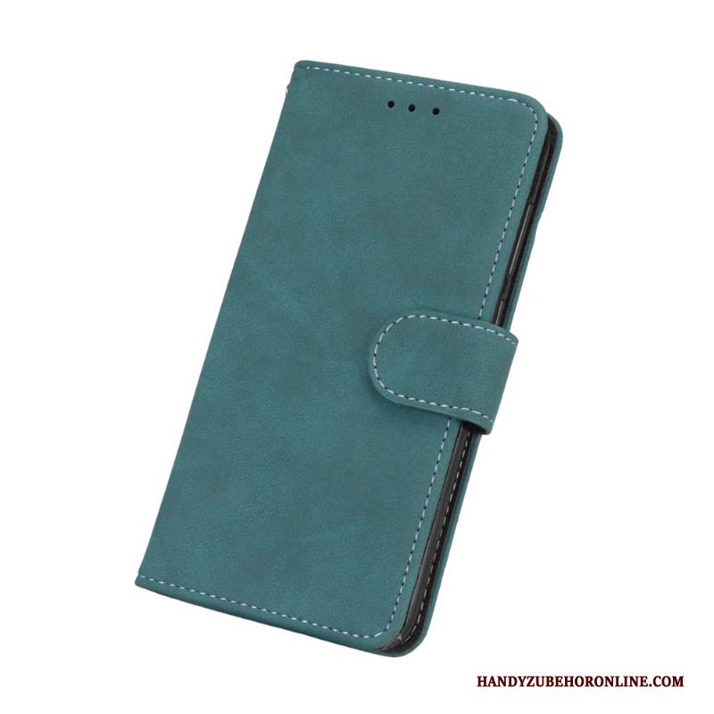 Hülle Sony Xperia 10 Plus Schutz Grün Nubuck, Case Sony Xperia 10 Plus Weiche Handyhüllen