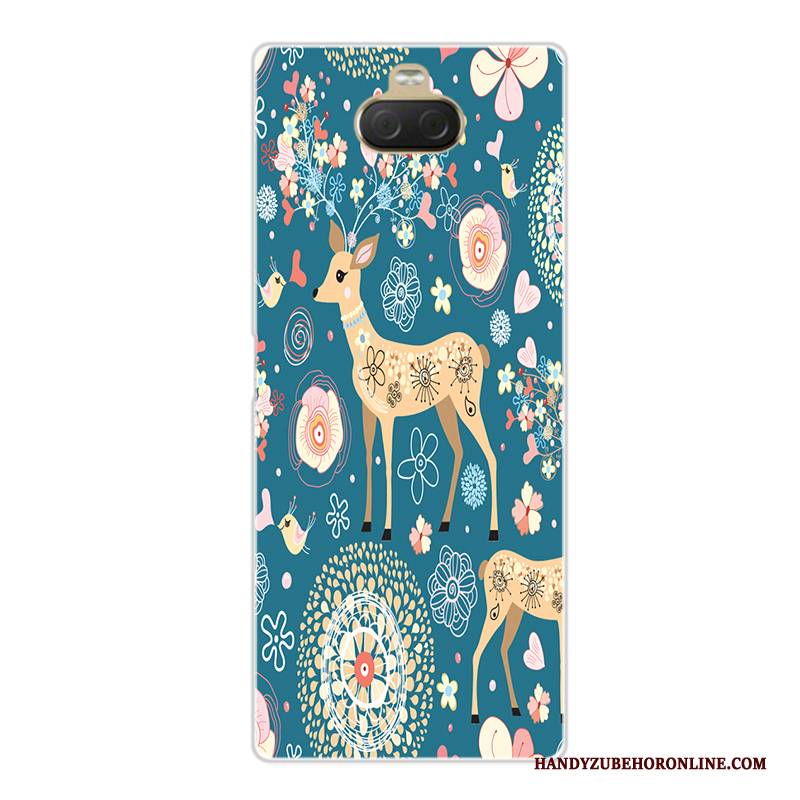 Hülle Sony Xperia 10 Taschen Anti-sturz Angepasst, Case Sony Xperia 10 Schutz Rosa Frisch