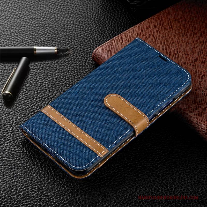 Hülle Sony Xperia 10 Taschen Handyhüllen Grau, Case Sony Xperia 10 Folio Business Anti-sturz