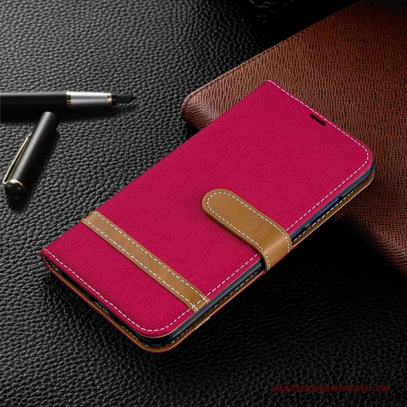 Hülle Sony Xperia 10 Taschen Handyhüllen Grau, Case Sony Xperia 10 Folio Business Anti-sturz