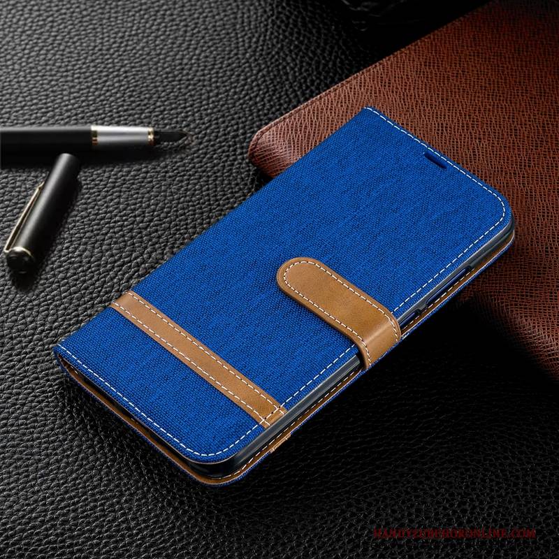 Hülle Sony Xperia 10 Taschen Handyhüllen Grau, Case Sony Xperia 10 Folio Business Anti-sturz