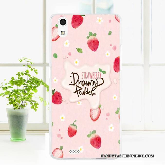 Hülle Sony Xperia C4 Silikon Handyhüllen Rosa, Case Sony Xperia C4 Weiche Transparent