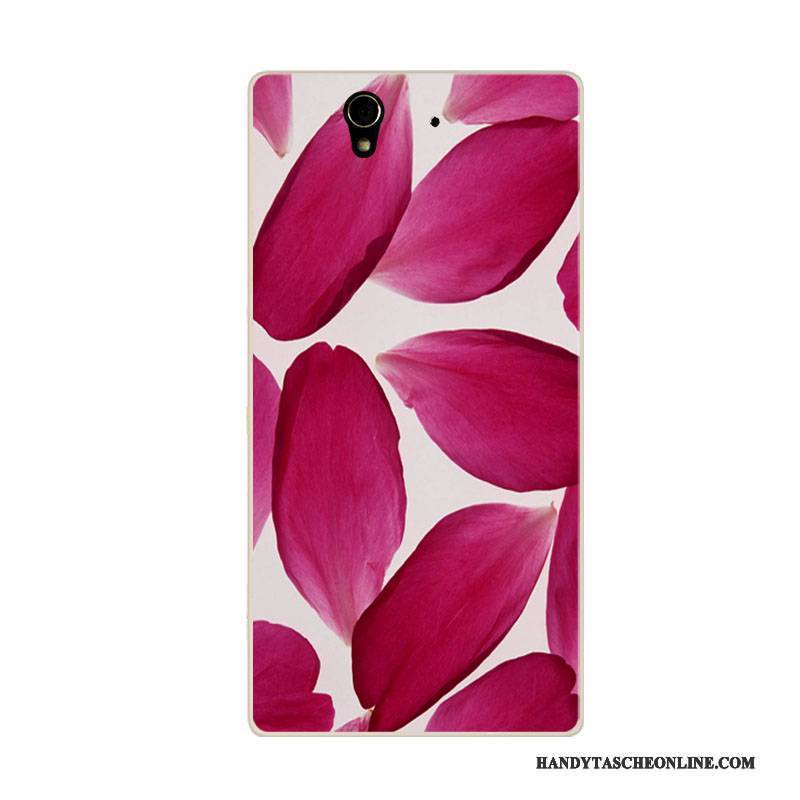 Hülle Sony Xperia C4 Taschen Handyhüllen Anti-sturz, Case Sony Xperia C4 Karikatur Rosa