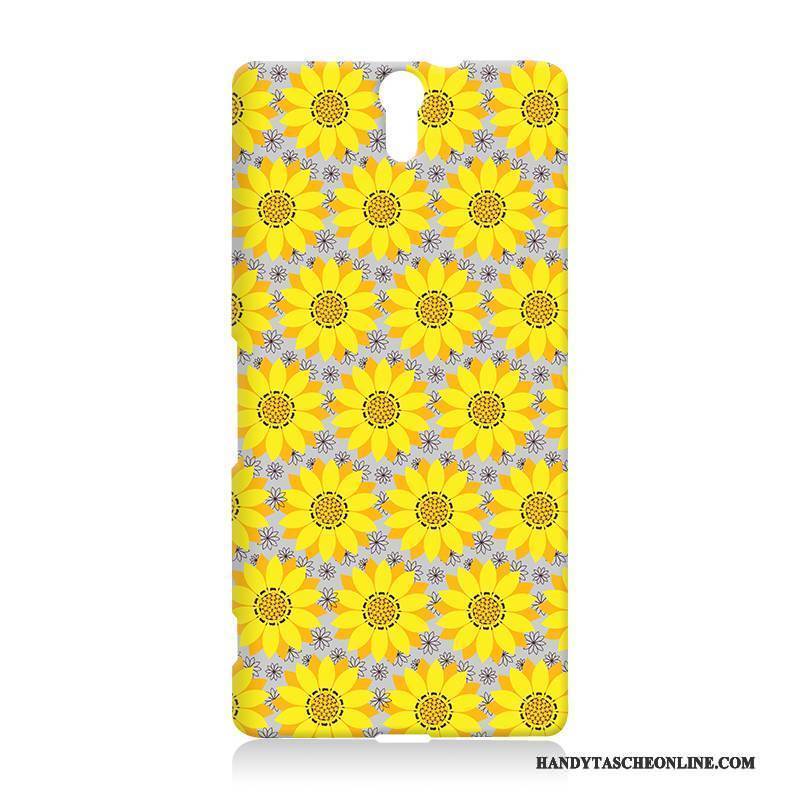 Hülle Sony Xperia C5 Ultra Dual Karikatur Schwer Handyhüllen, Case Sony Xperia C5 Ultra Dual Prägung Anti-sturz Blau