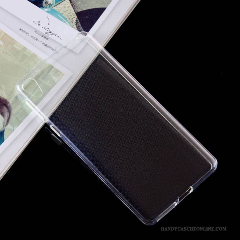 Hülle Sony Xperia E5 Weiche Blau Handyhüllen, Case Sony Xperia E5 Schutz Transparent Rutschfest