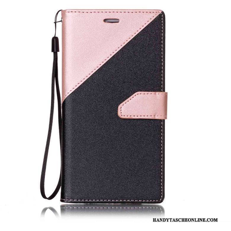 Hülle Sony Xperia E5 Weiche Rosa Nubuck, Case Sony Xperia E5 Taschen Handyhüllen Anti-sturz