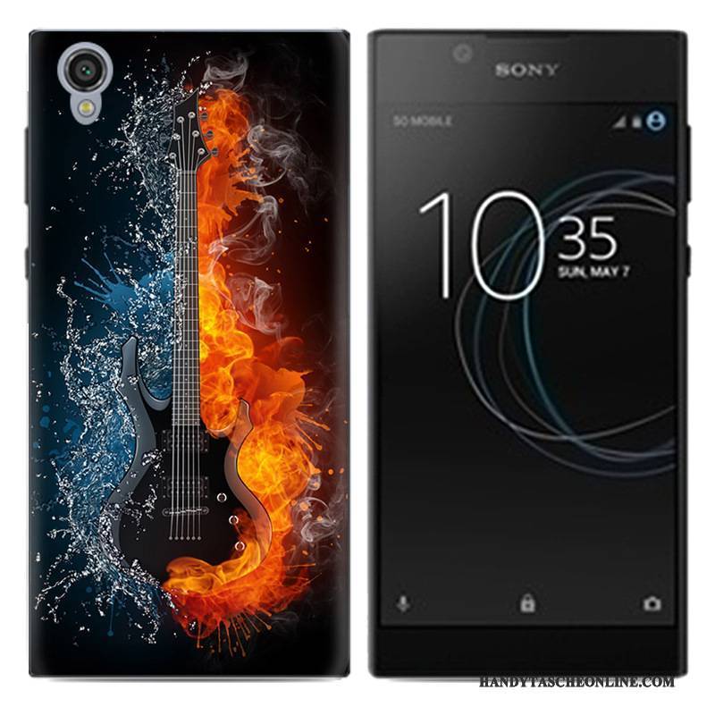 Hülle Sony Xperia L1 Kreativ Weiß Anti-sturz, Case Sony Xperia L1 Weiche Pu Handyhüllen