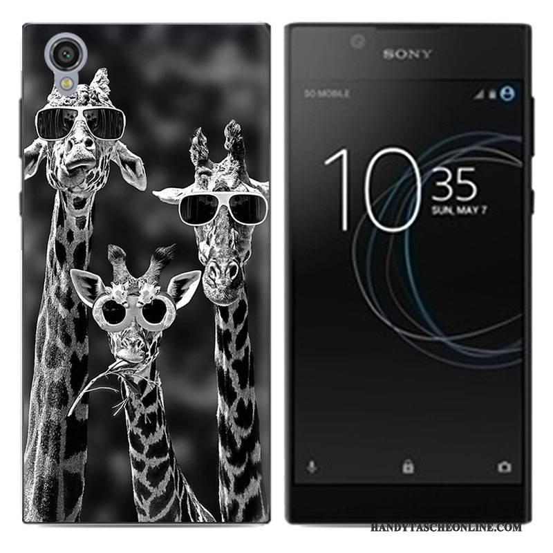 Hülle Sony Xperia L1 Kreativ Weiß Anti-sturz, Case Sony Xperia L1 Weiche Pu Handyhüllen