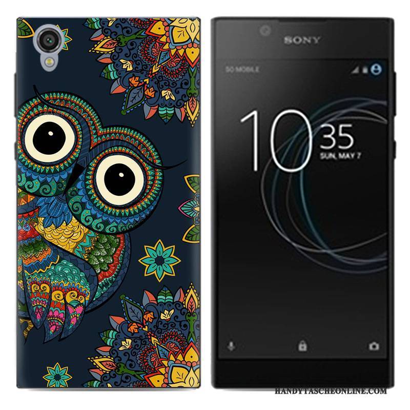 Hülle Sony Xperia L1 Kreativ Weiß Anti-sturz, Case Sony Xperia L1 Weiche Pu Handyhüllen