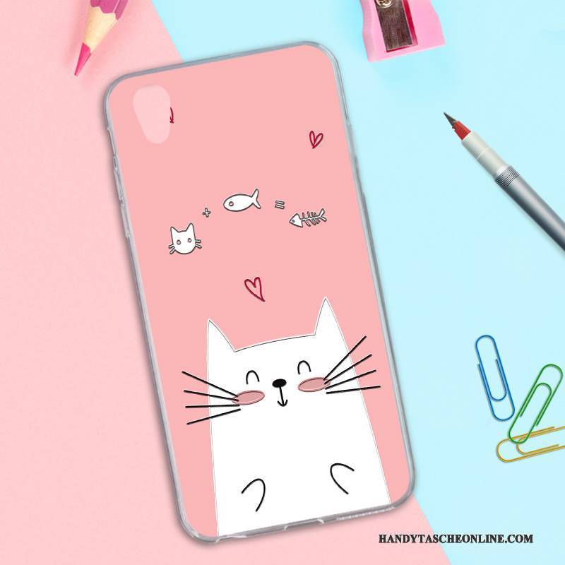 Hülle Sony Xperia L1 Prägung Nette Anti-sturz, Case Sony Xperia L1 Karikatur Schwer Kaninchen