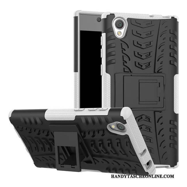 Hülle Sony Xperia L1 Schutz Blau Nubuck, Case Sony Xperia L1 Taschen Handyhüllen Anti-sturz