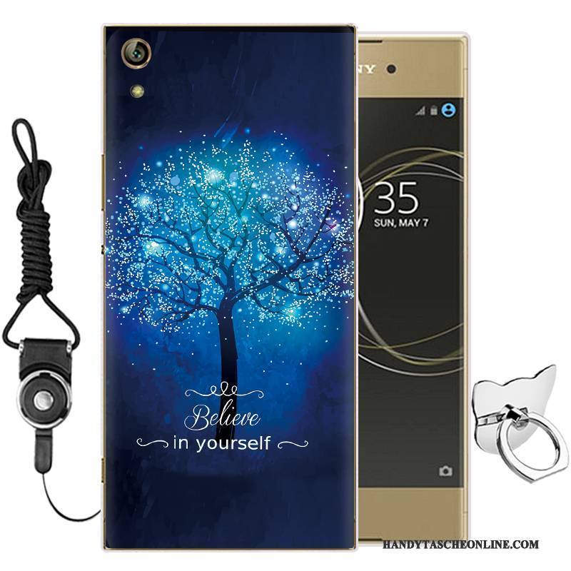 Hülle Sony Xperia L1 Weiche Handyhüllen Grün, Case Sony Xperia L1 Karikatur