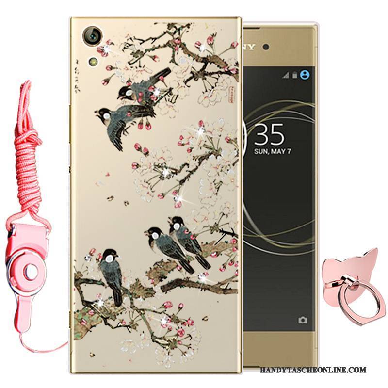 Hülle Sony Xperia L1 Weiche Handyhüllen Grün, Case Sony Xperia L1 Karikatur