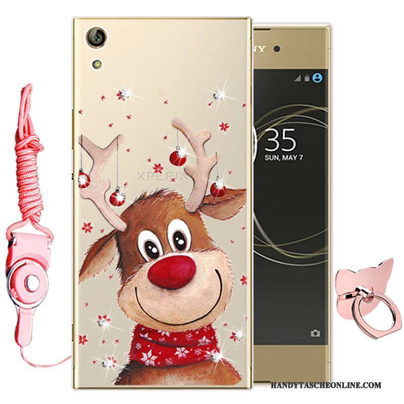 Hülle Sony Xperia L1 Weiche Handyhüllen Grün, Case Sony Xperia L1 Karikatur