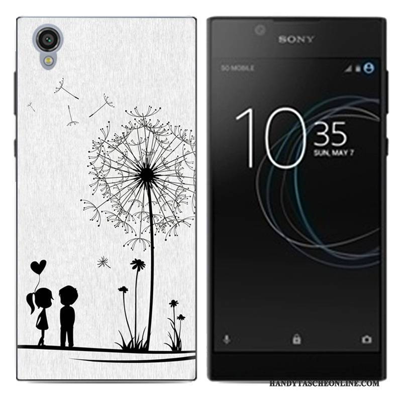 Hülle Sony Xperia L1 Weiche Pu Schlank, Case Sony Xperia L1 Karikatur Trend Handyhüllen