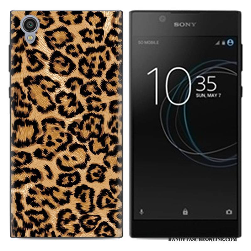 Hülle Sony Xperia L1 Weiche Pu Schlank, Case Sony Xperia L1 Karikatur Trend Handyhüllen