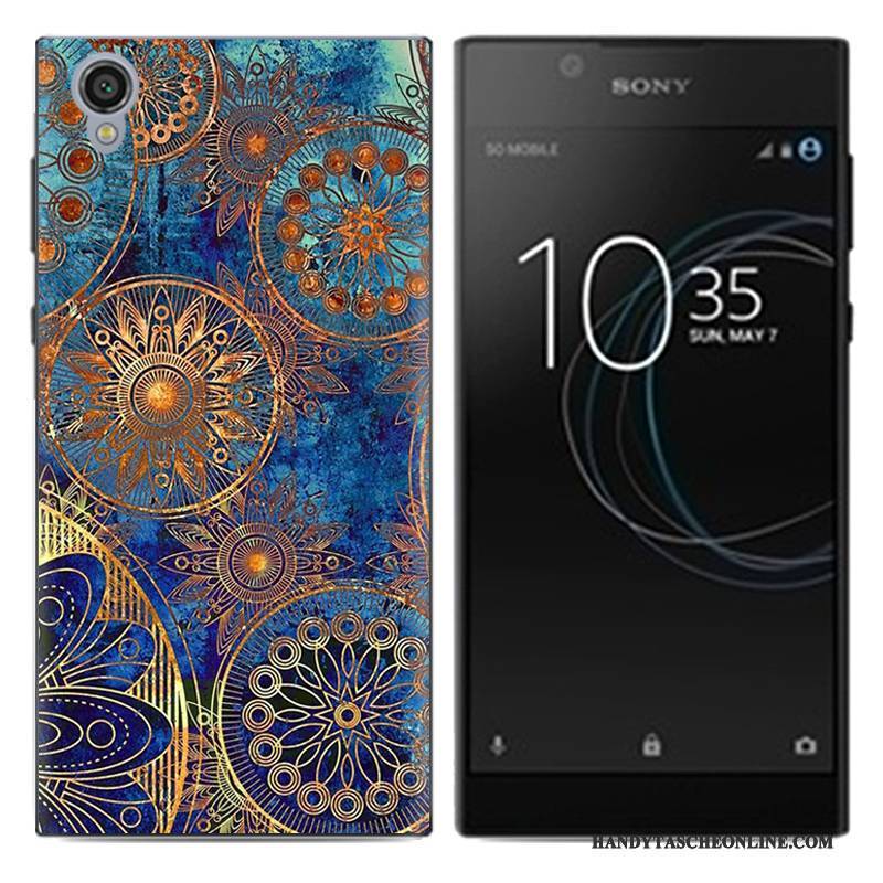 Hülle Sony Xperia L1 Weiche Pu Schlank, Case Sony Xperia L1 Karikatur Trend Handyhüllen