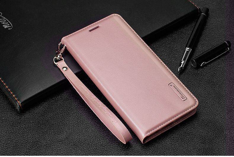 Hülle Sony Xperia L2 Lederhülle Handyhüllen Anti-sturz, Case Sony Xperia L2 Taschen Rosa