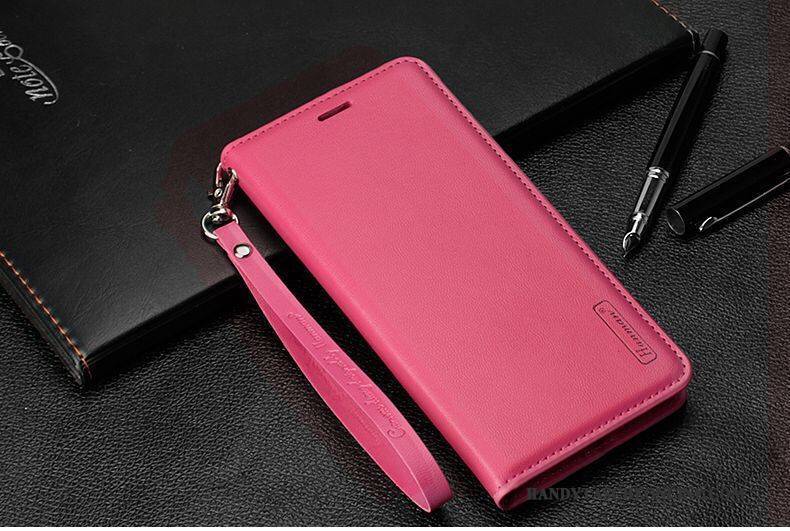 Hülle Sony Xperia L2 Lederhülle Handyhüllen Anti-sturz, Case Sony Xperia L2 Taschen Rosa