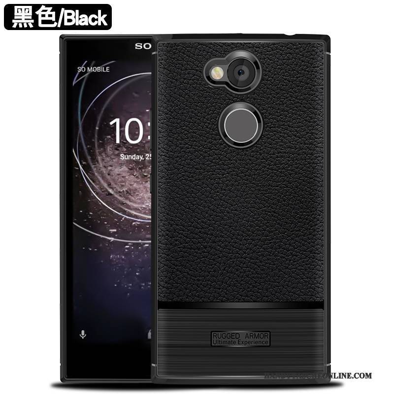 Hülle Sony Xperia L2 Schutz Handyhüllen Grau, Case Sony Xperia L2 Taschen Anti-sturz