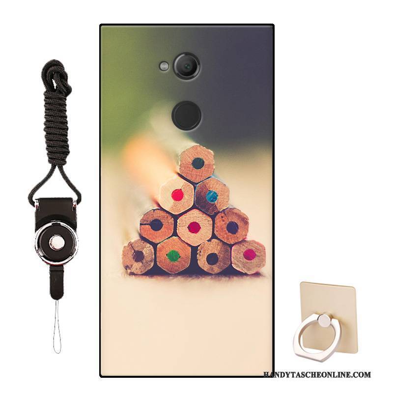 Hülle Sony Xperia L2 Weiche Handyhüllen Angepasst, Case Sony Xperia L2 Karikatur Rosa Muster