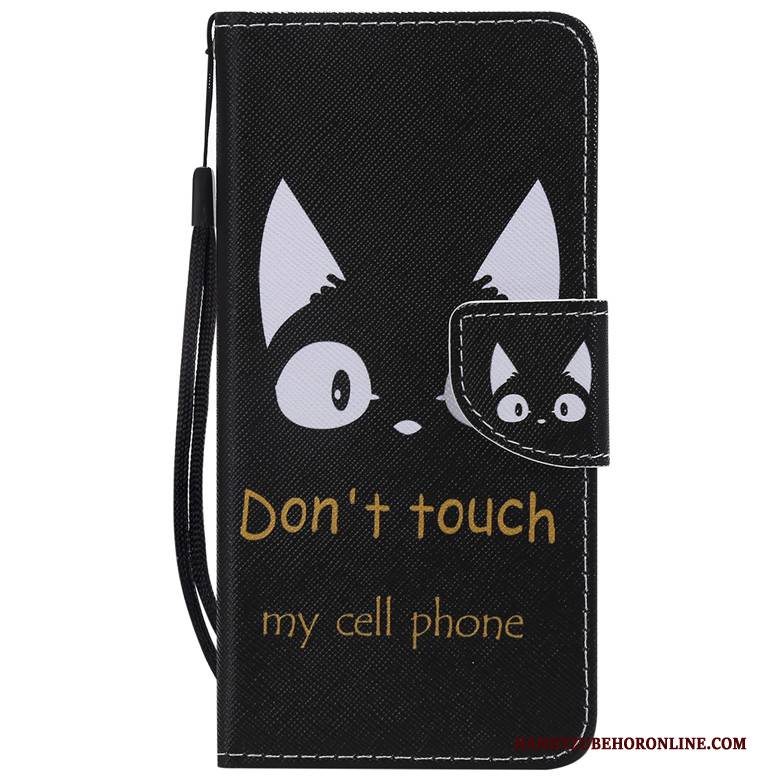 Hülle Sony Xperia L3 Karikatur Weiß Handyhüllen, Case Sony Xperia L3 Lederhülle