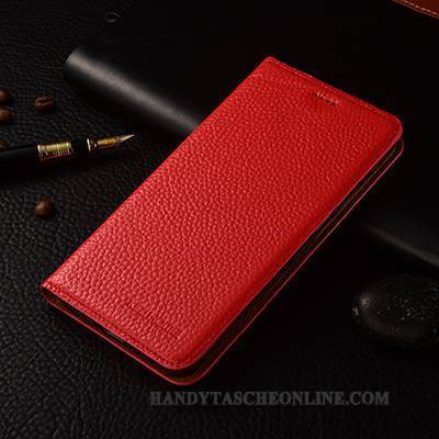 Hülle Sony Xperia M5 Dual Folio Handyhüllen Braun, Case Sony Xperia M5 Dual Leder Business Anti-sturz