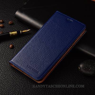 Hülle Sony Xperia M5 Dual Folio Handyhüllen Braun, Case Sony Xperia M5 Dual Leder Business Anti-sturz