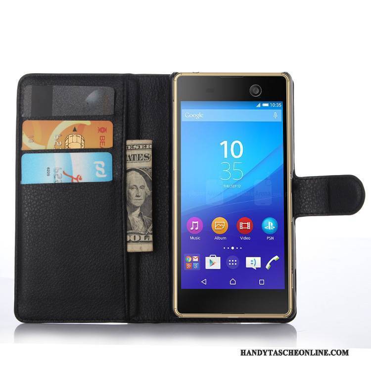 Hülle Sony Xperia M5 Dual Lederhülle Handyhüllen, Case Sony Xperia M5 Dual Schutz