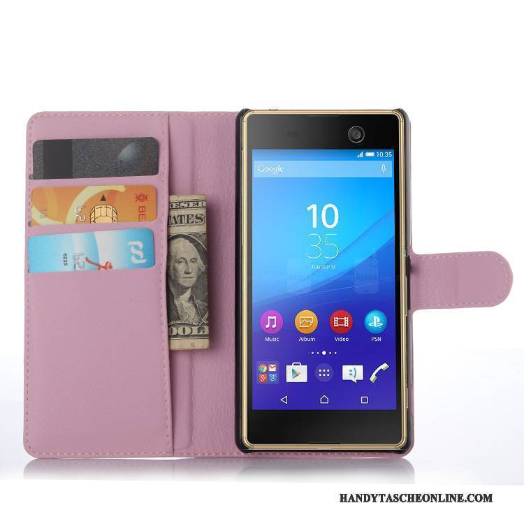 Hülle Sony Xperia M5 Dual Lederhülle Handyhüllen, Case Sony Xperia M5 Dual Schutz