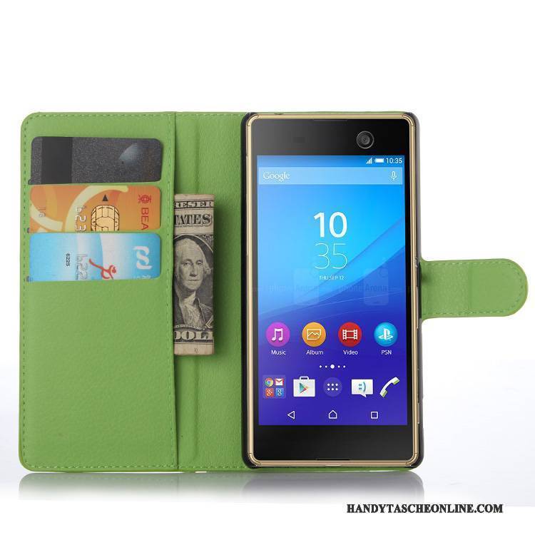 Hülle Sony Xperia M5 Dual Lederhülle Handyhüllen, Case Sony Xperia M5 Dual Schutz