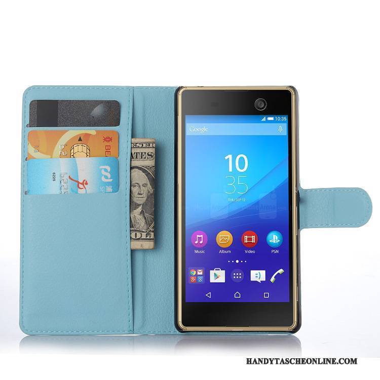 Hülle Sony Xperia M5 Dual Lederhülle Handyhüllen, Case Sony Xperia M5 Dual Schutz