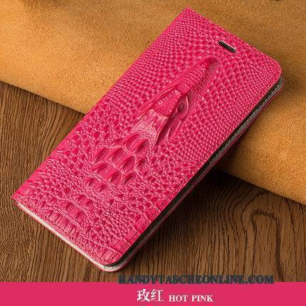 Hülle Sony Xperia M5 Dual Luxus Rot Anti-sturz, Case Sony Xperia M5 Dual Leder Handyhüllen Schwer