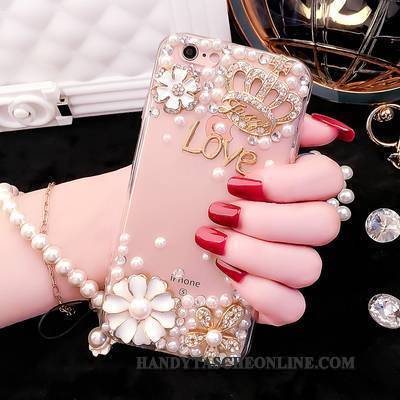 Hülle Sony Xperia M5 Dual Strass Rosa Handyhüllen, Case Sony Xperia M5 Dual Schutz Anti-sturz Trend