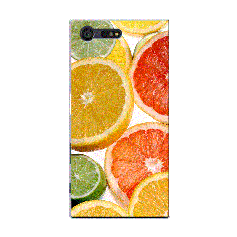 Hülle Sony Xperia X Compact Taschen Wassermelone Frucht, Case Sony Xperia X Compact Silikon Grün Frisch