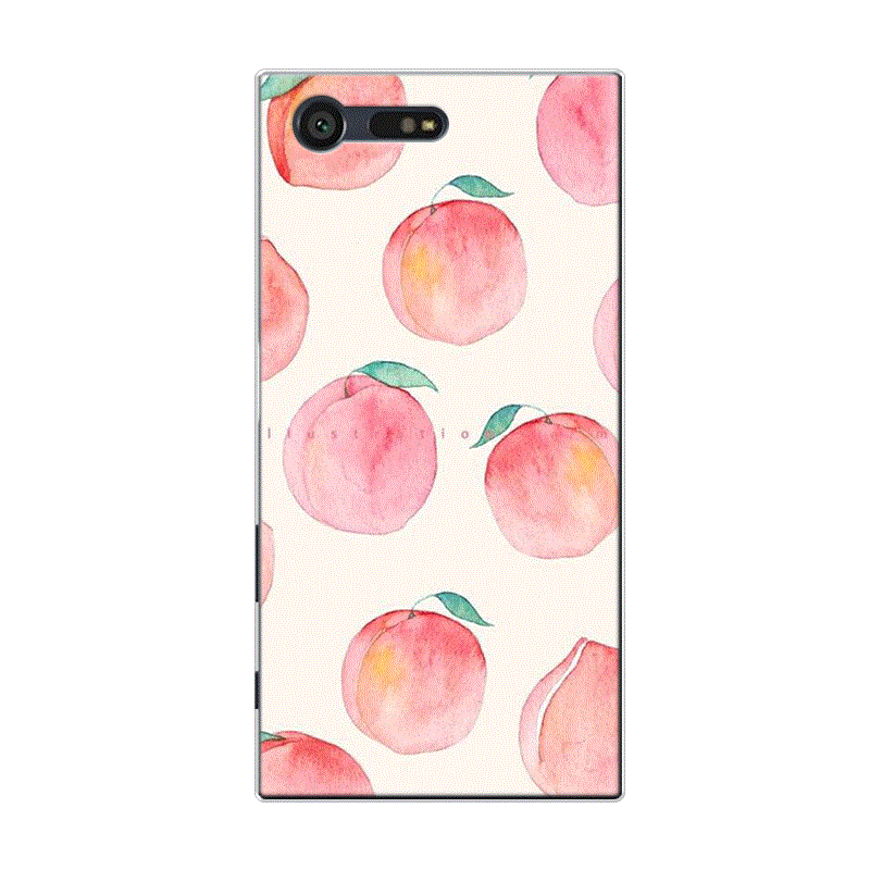 Hülle Sony Xperia X Compact Taschen Wassermelone Frucht, Case Sony Xperia X Compact Silikon Grün Frisch