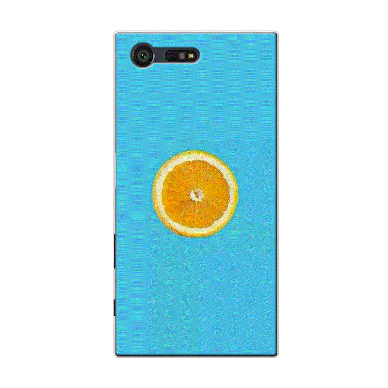 Hülle Sony Xperia X Compact Taschen Wassermelone Frucht, Case Sony Xperia X Compact Silikon Grün Frisch