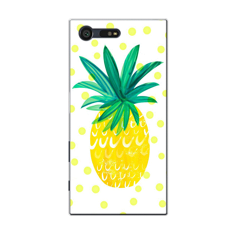 Hülle Sony Xperia X Compact Taschen Wassermelone Frucht, Case Sony Xperia X Compact Silikon Grün Frisch