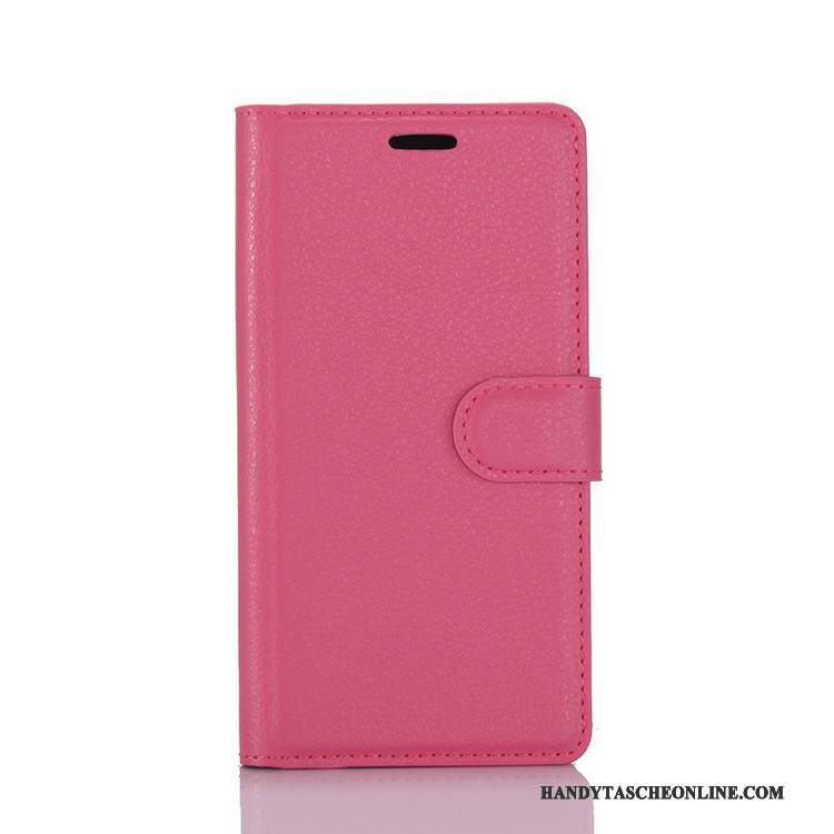 Hülle Sony Xperia Xa1 Geldbörse Karte Rosa, Case Sony Xperia Xa1 Folio