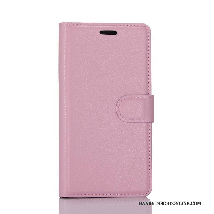 Hülle Sony Xperia Xa1 Geldbörse Karte Rosa, Case Sony Xperia Xa1 Folio