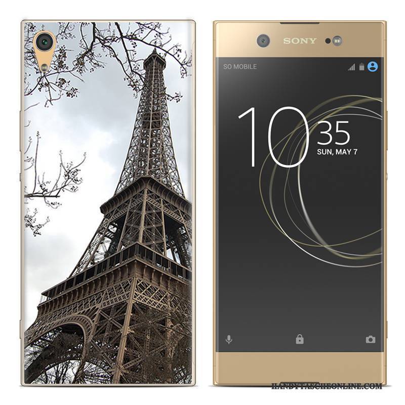 Hülle Sony Xperia Xa1 Plus Gemalt Rot Handyhüllen, Case Sony Xperia Xa1 Plus Silikon