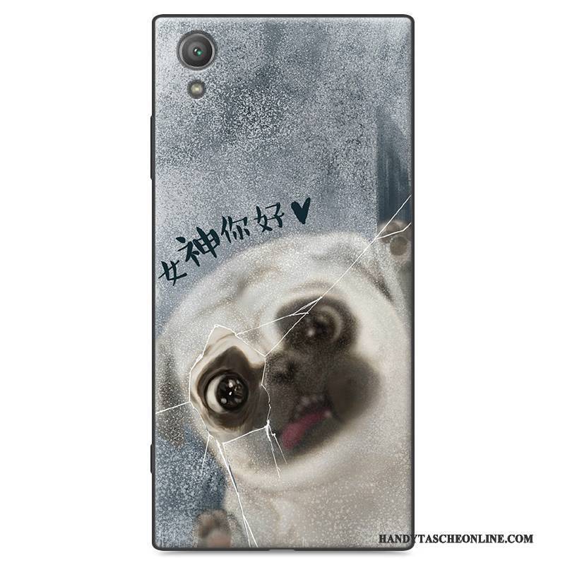 Hülle Sony Xperia Xa1 Plus Silikon Rosa Nubuck, Case Sony Xperia Xa1 Plus Karikatur Trend Handyhüllen