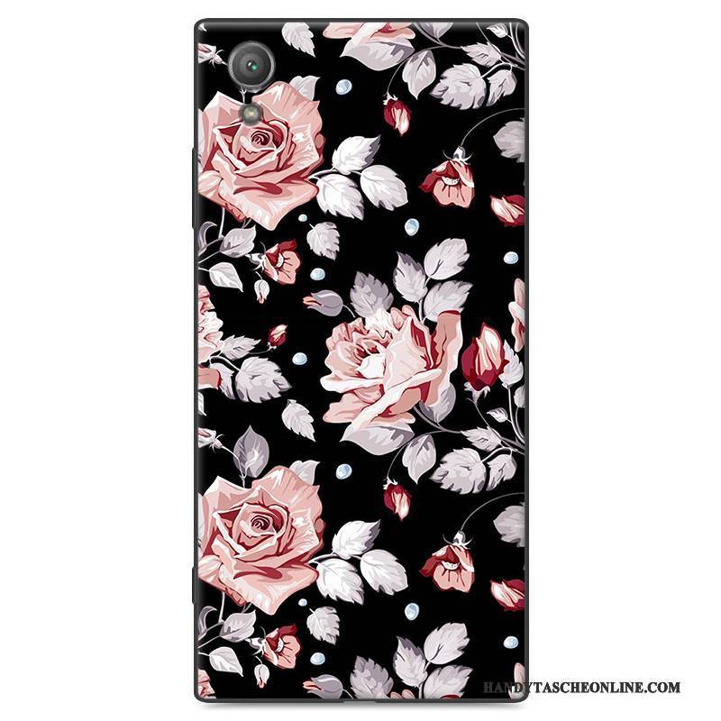 Hülle Sony Xperia Xa1 Plus Silikon Rosa Nubuck, Case Sony Xperia Xa1 Plus Karikatur Trend Handyhüllen