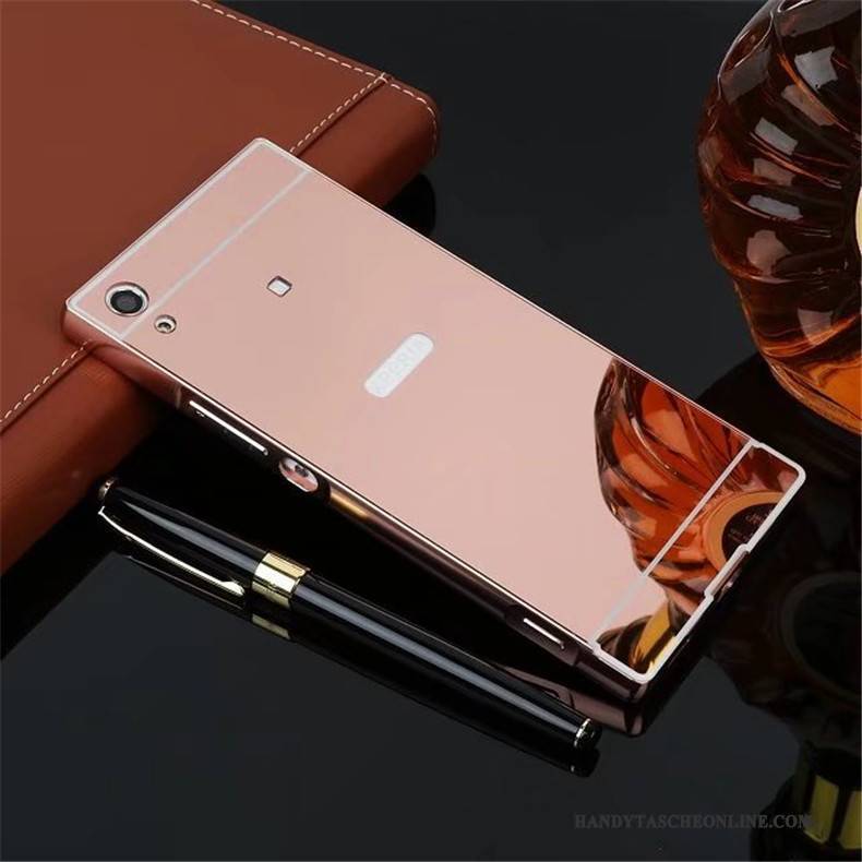 Hülle Sony Xperia Xa1 Schutz Rosa Hintere Abdeckung, Case Sony Xperia Xa1 Handyhüllen Grenze