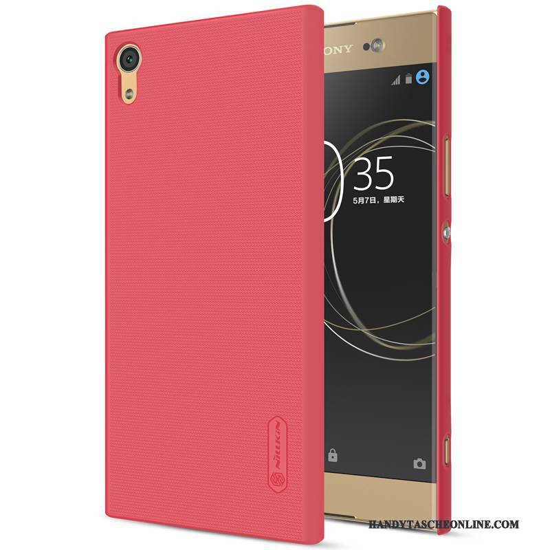 Hülle Sony Xperia Xa1 Ultra Gold Weiß, Case Sony Xperia Xa1 Ultra Handyhüllen Schwer