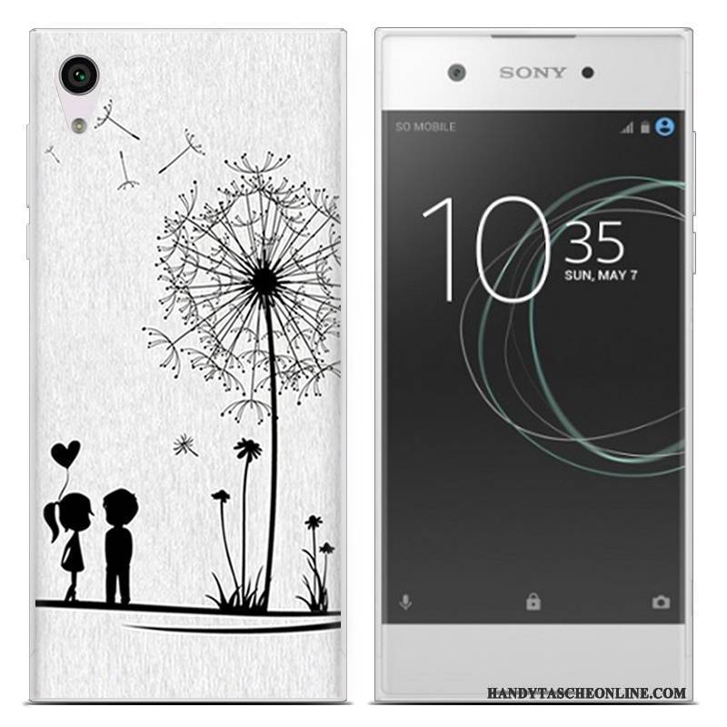 Hülle Sony Xperia Xa1 Ultra Weiche Monat Trend, Case Sony Xperia Xa1 Ultra Blau Schlank