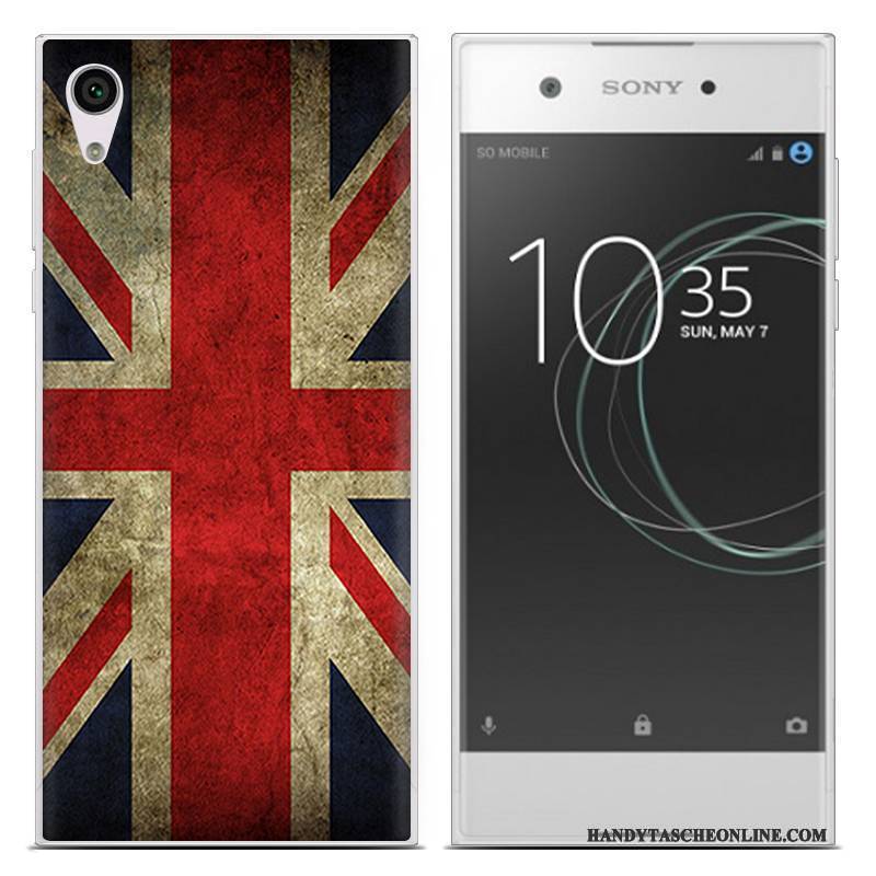 Hülle Sony Xperia Xa1 Ultra Weiche Monat Trend, Case Sony Xperia Xa1 Ultra Blau Schlank