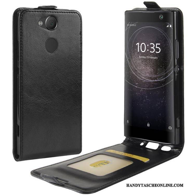 Hülle Sony Xperia Xa2 Lederhülle Handyhüllen Weiß, Case Sony Xperia Xa2 Schutz