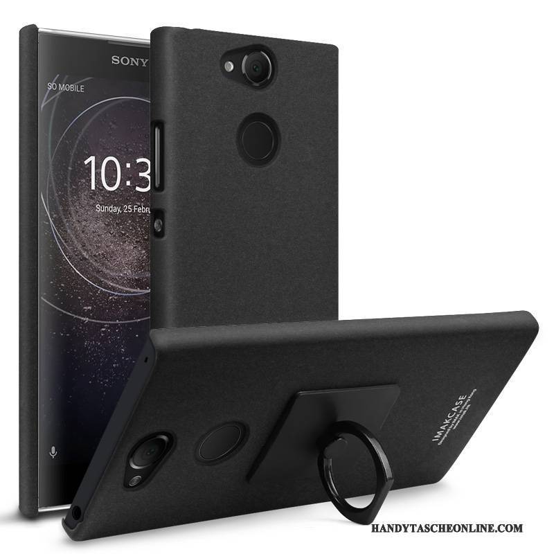 Hülle Sony Xperia Xa2 Taschen Ring Handyhüllen, Case Sony Xperia Xa2 Schutz Blau Trend